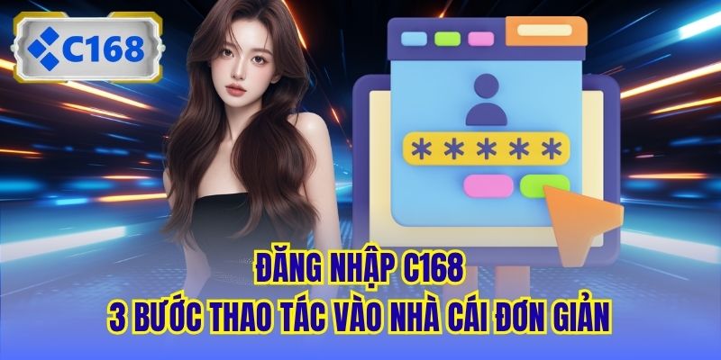 Đăng Nhập C168 - 3 Bước Thao Tác Vào Nhà Cái Đơn Giản